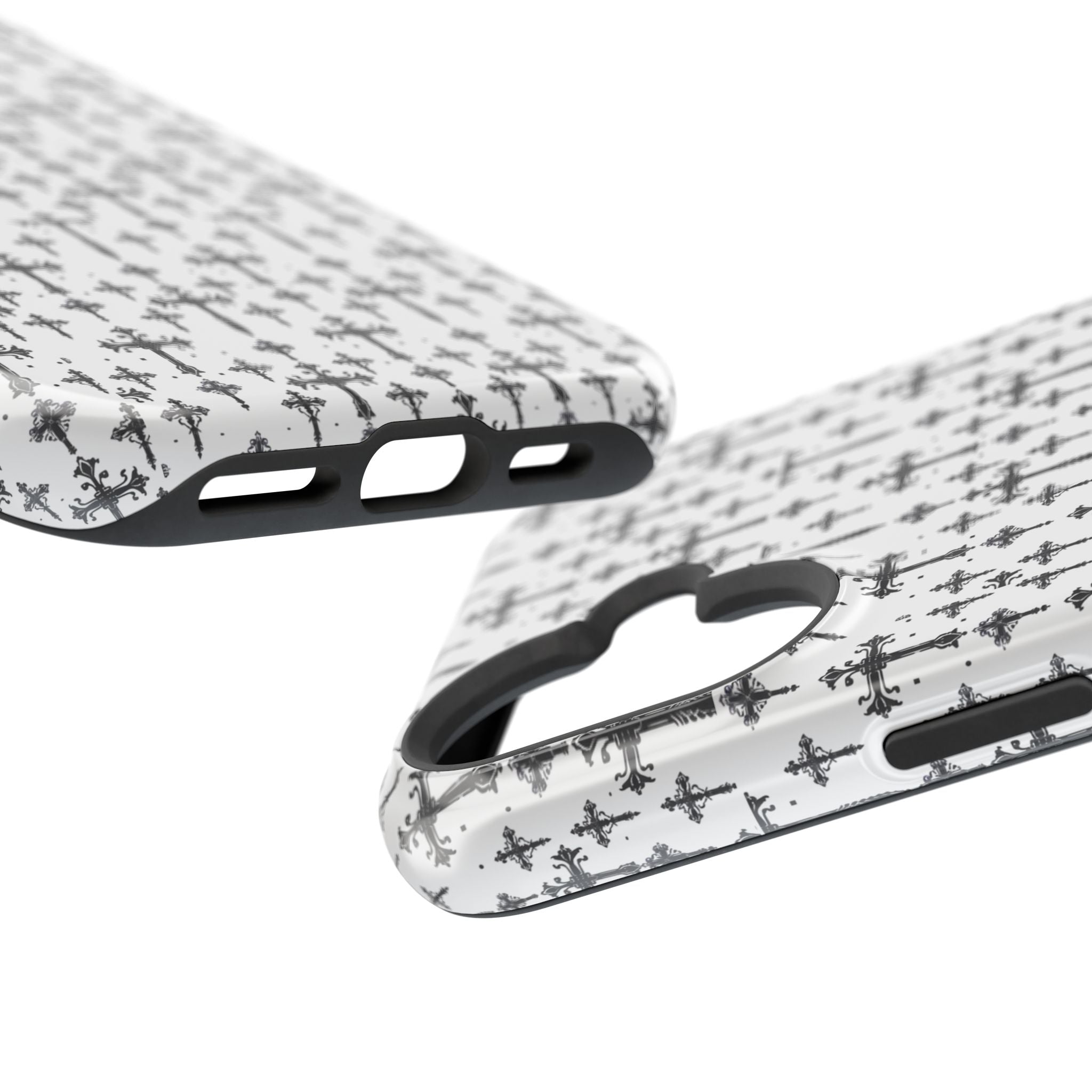 Gothic Cross Magnetic Impact Resistant Phone Case