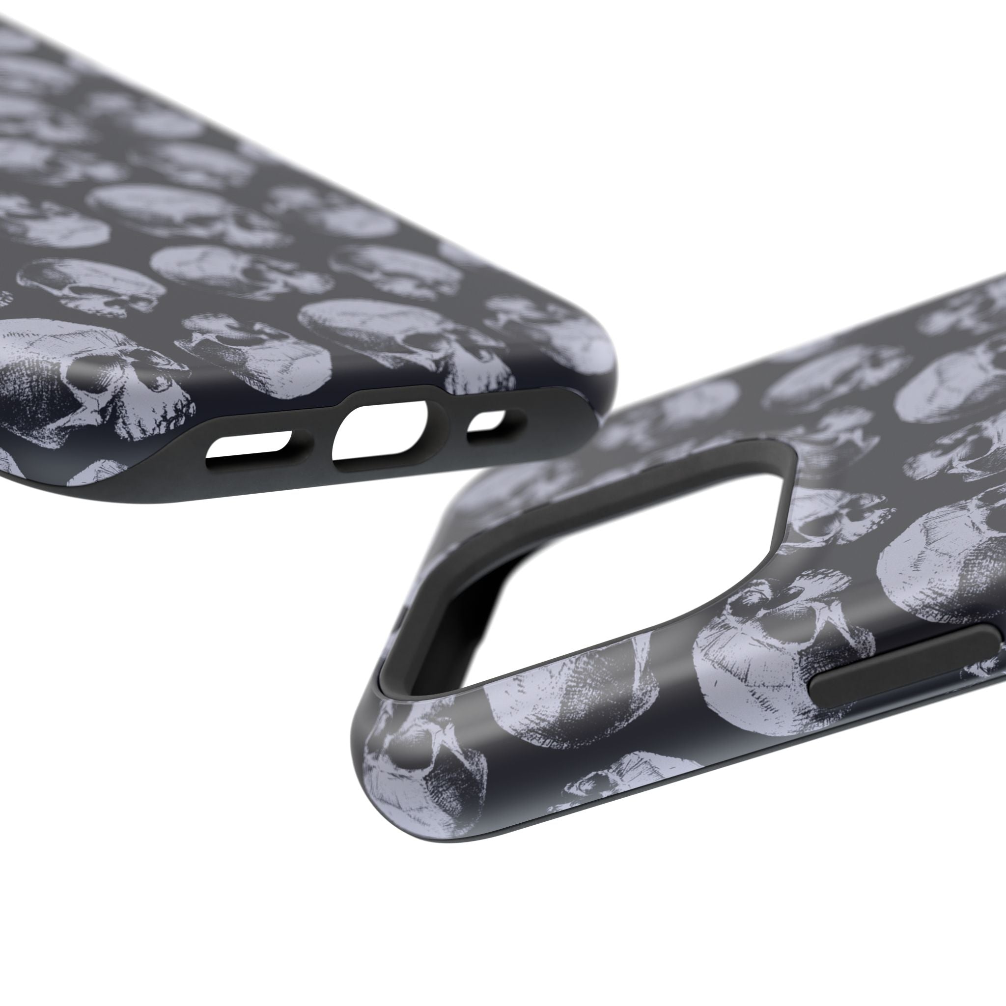 Skull Pattern Magnetic Phone Case — Impact-Resistant iPhone Cover