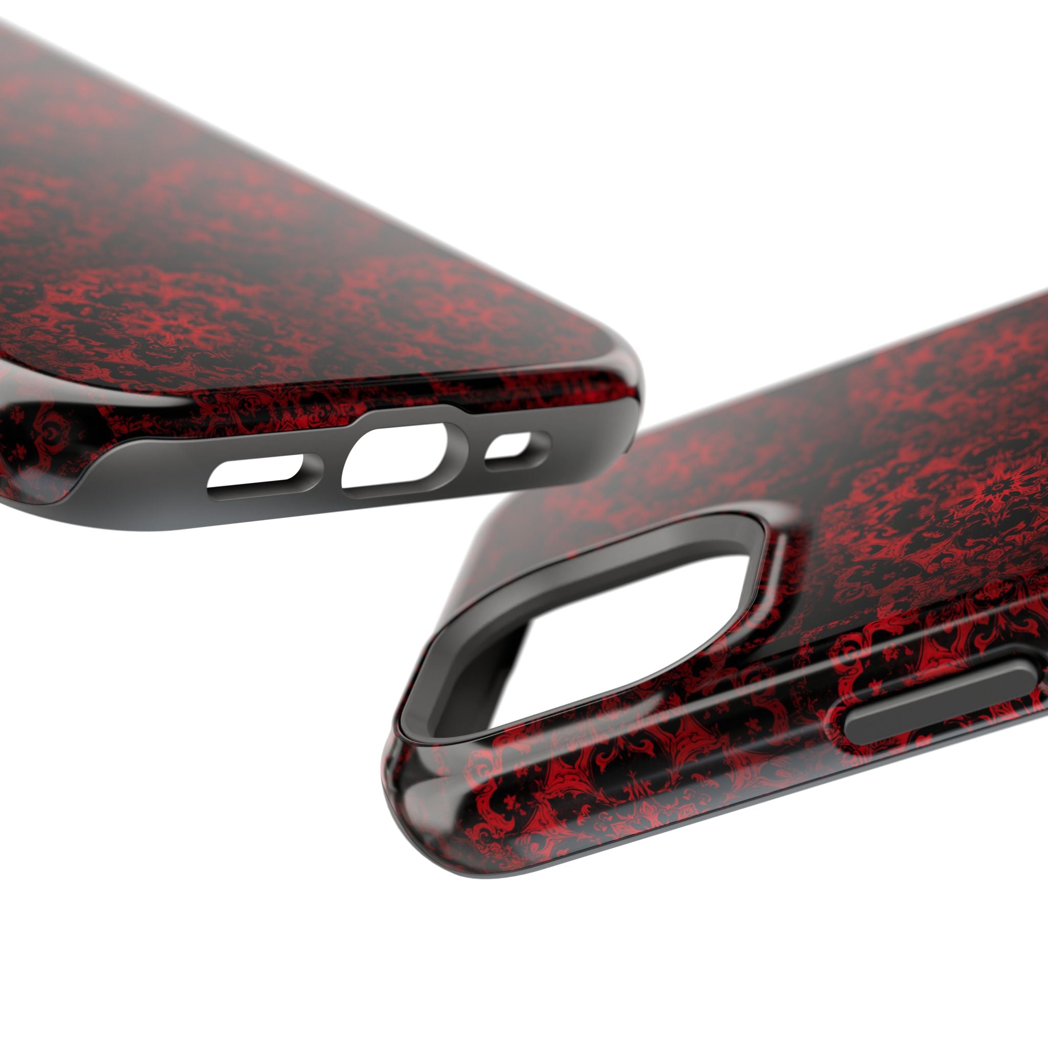 Gothic Red Mandala Magnetic Impact Resistant Phone Cover