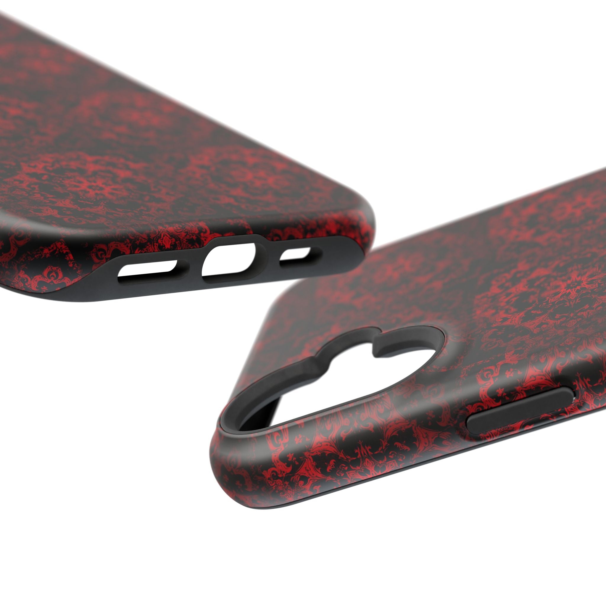 Gothic Red Mandala Magnetic Impact Resistant Phone Cover