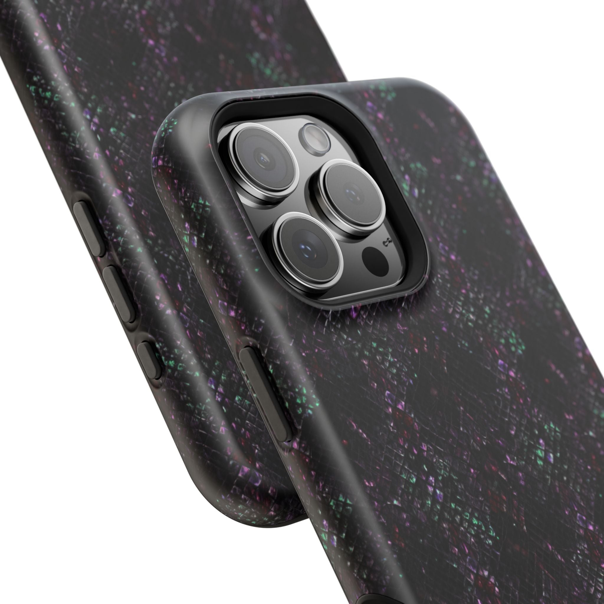 Iridescent Snakeskin Magnetic Impact Resistant Phone Case