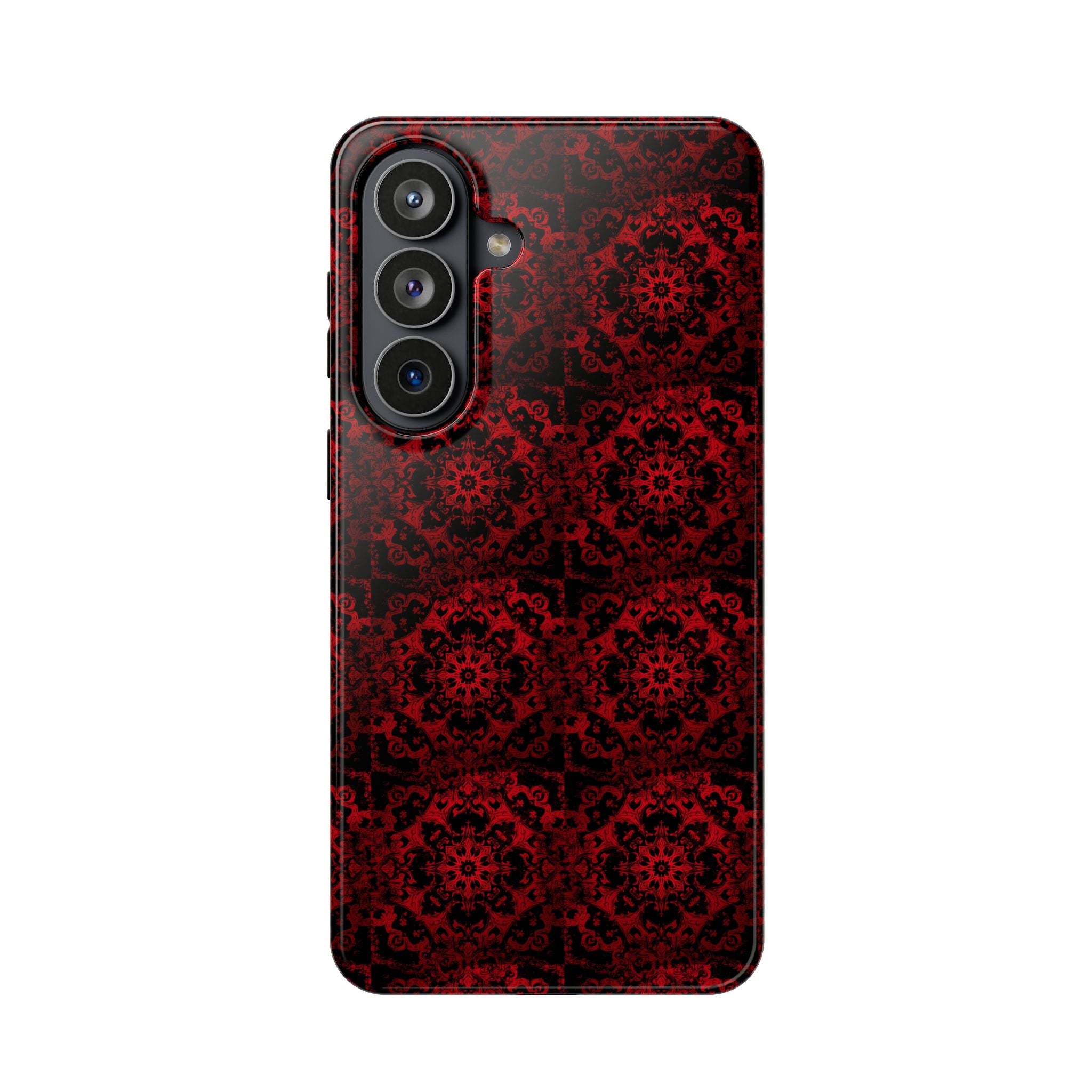 Gothic Red Mandala Magnetic Impact Resistant Phone Cover