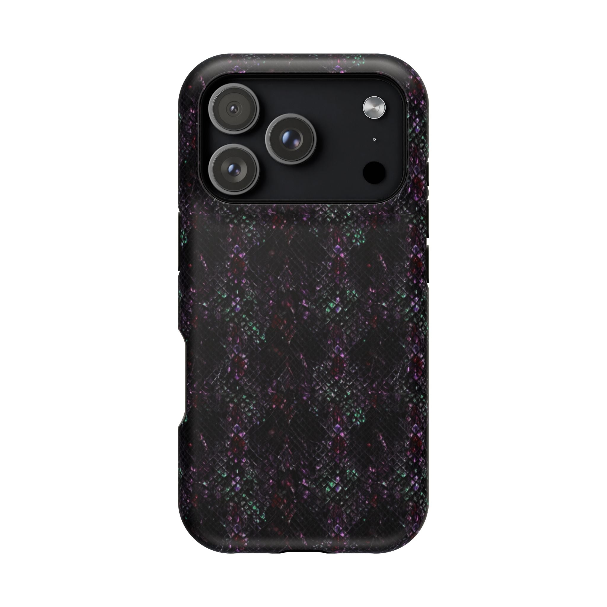 Iridescent Snakeskin Magnetic Impact Resistant Phone Case