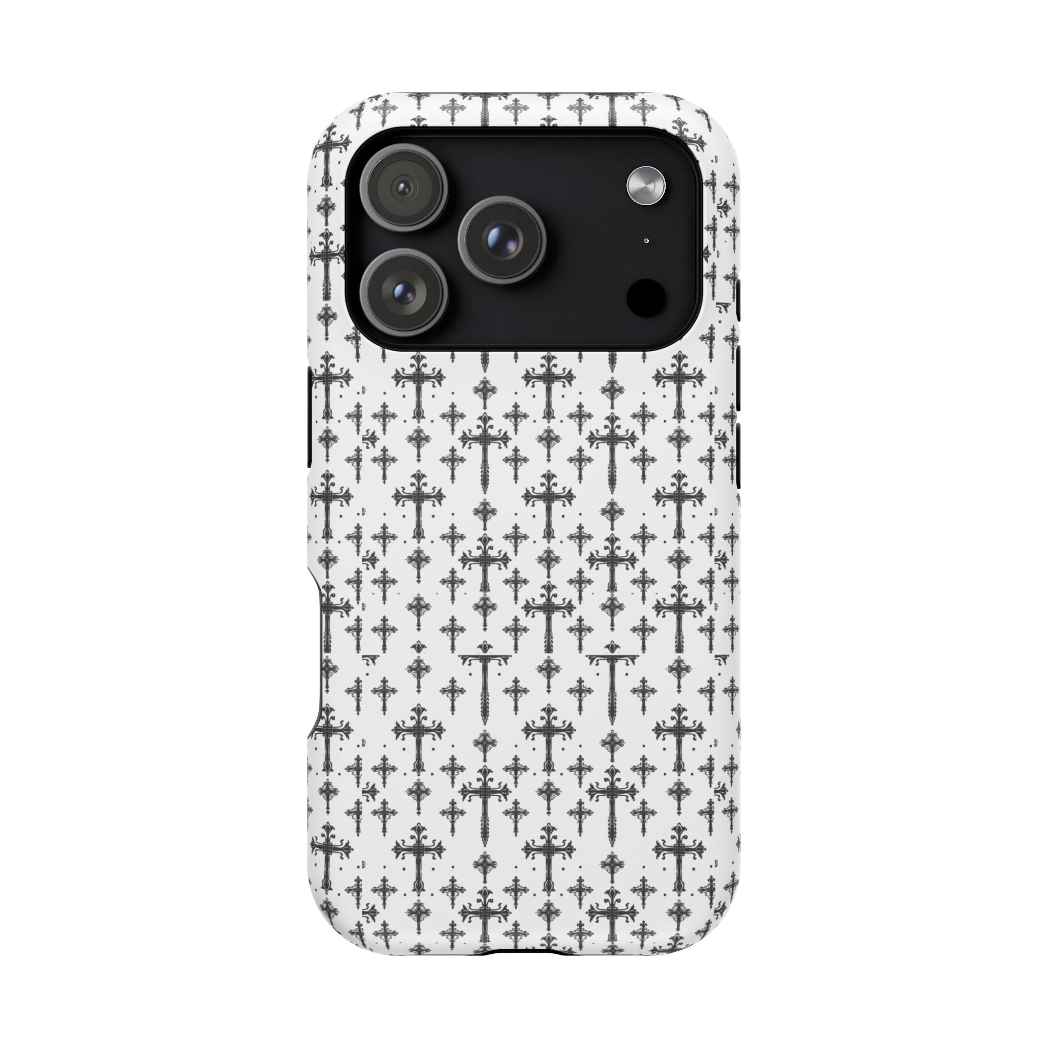 Gothic Cross Magnetic Impact Resistant Phone Case