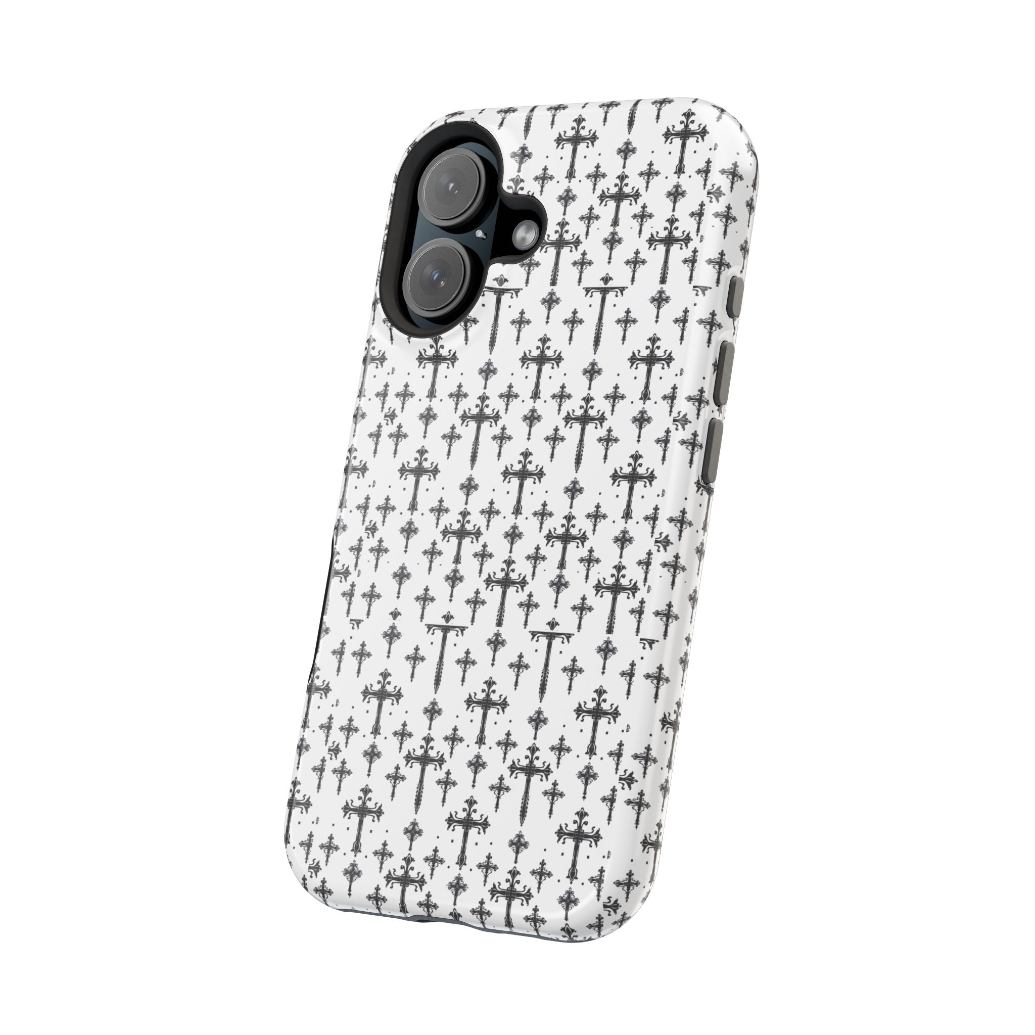 Gothic Cross Magnetic Impact Resistant Phone Case