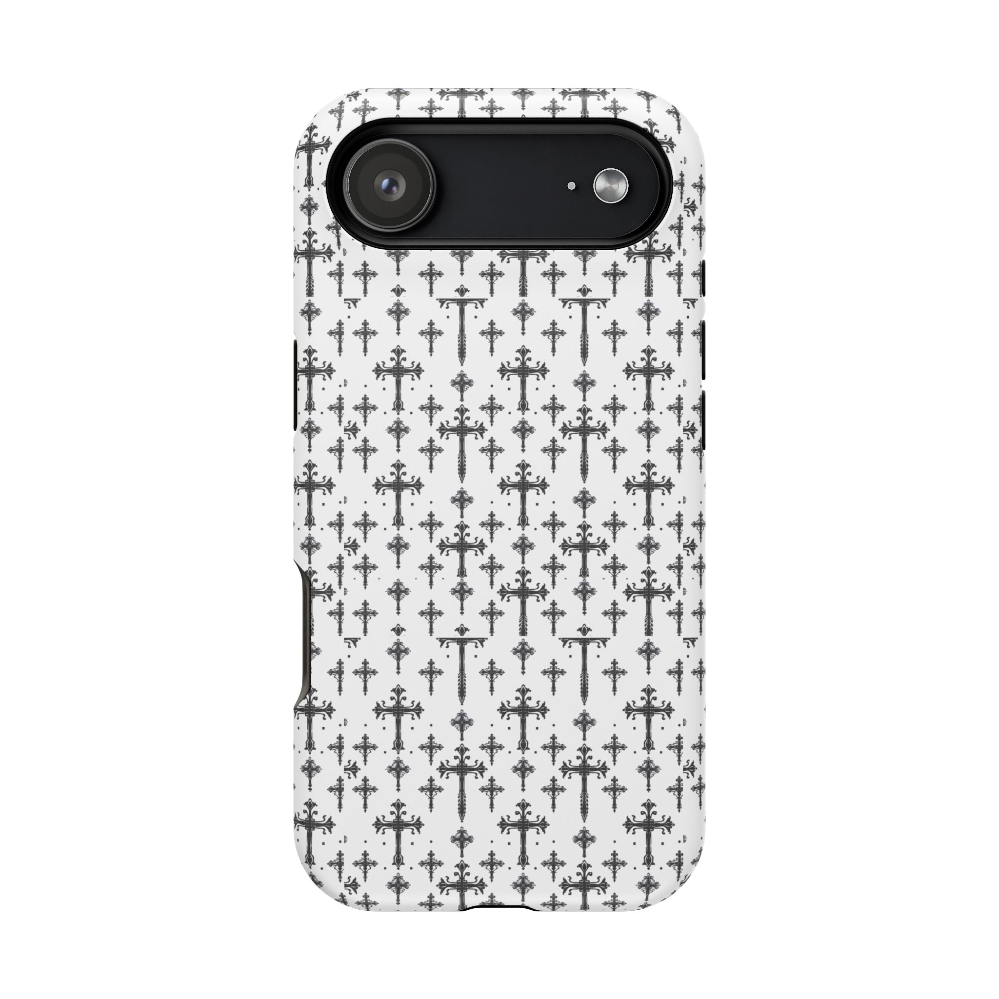 Gothic Cross Magnetic Impact Resistant Phone Case