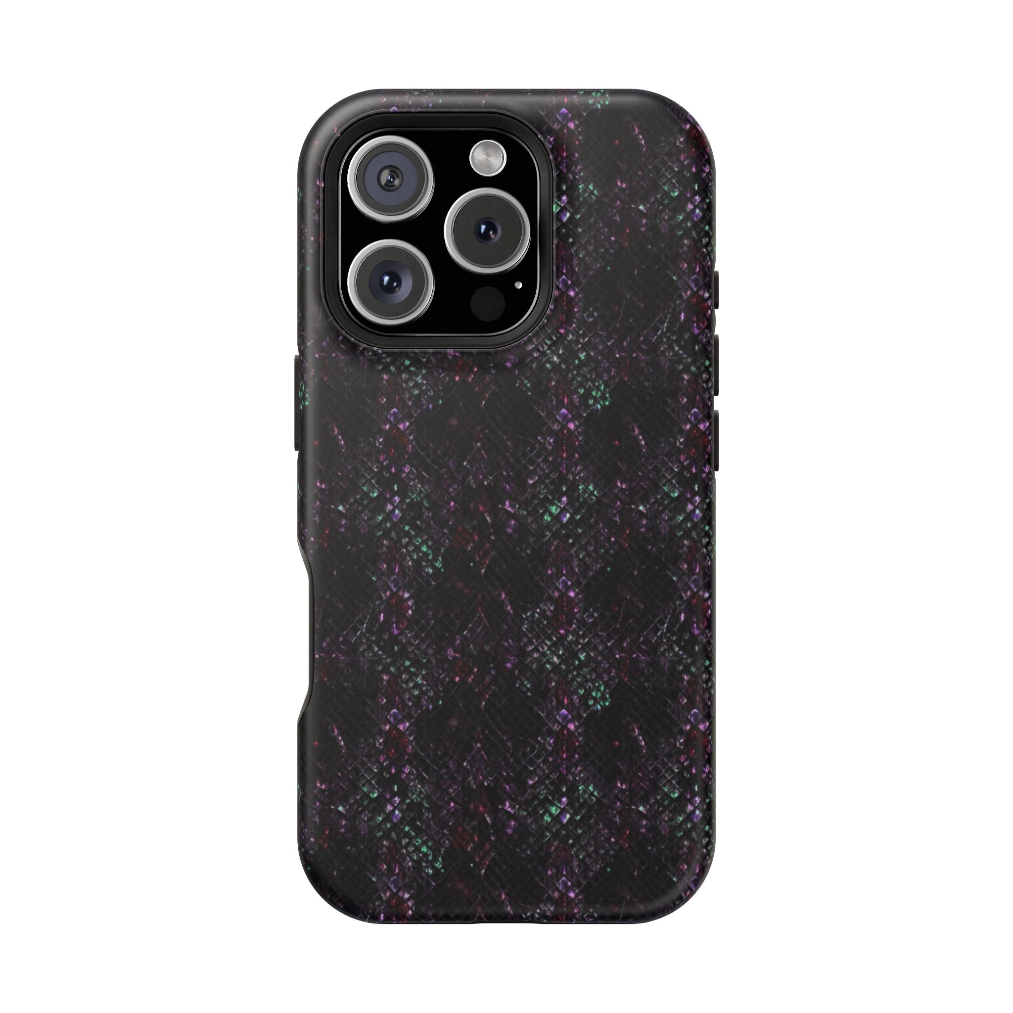 Iridescent Snakeskin Magnetic Impact Resistant Phone Case