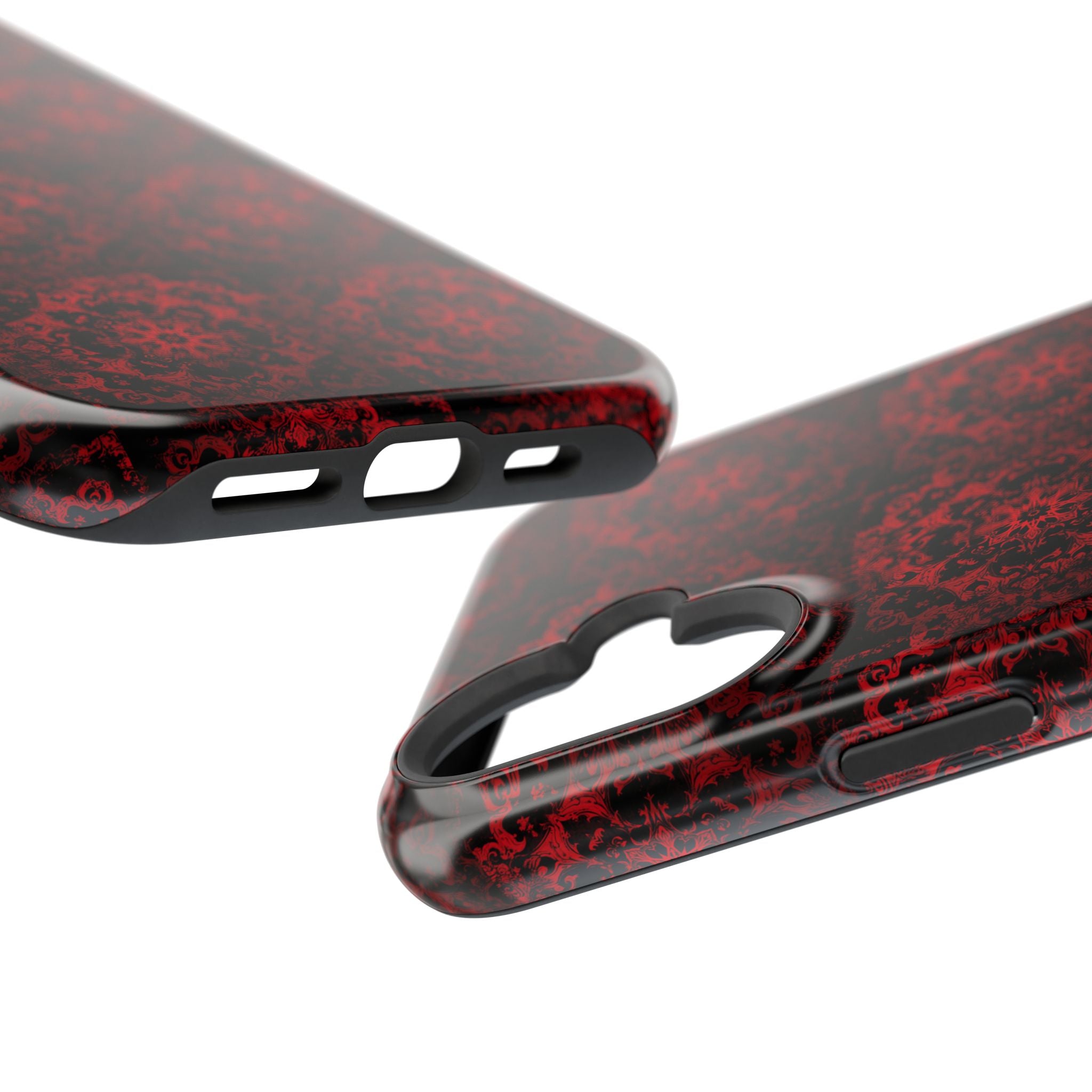 Gothic Red Mandala Magnetic Impact Resistant Phone Cover