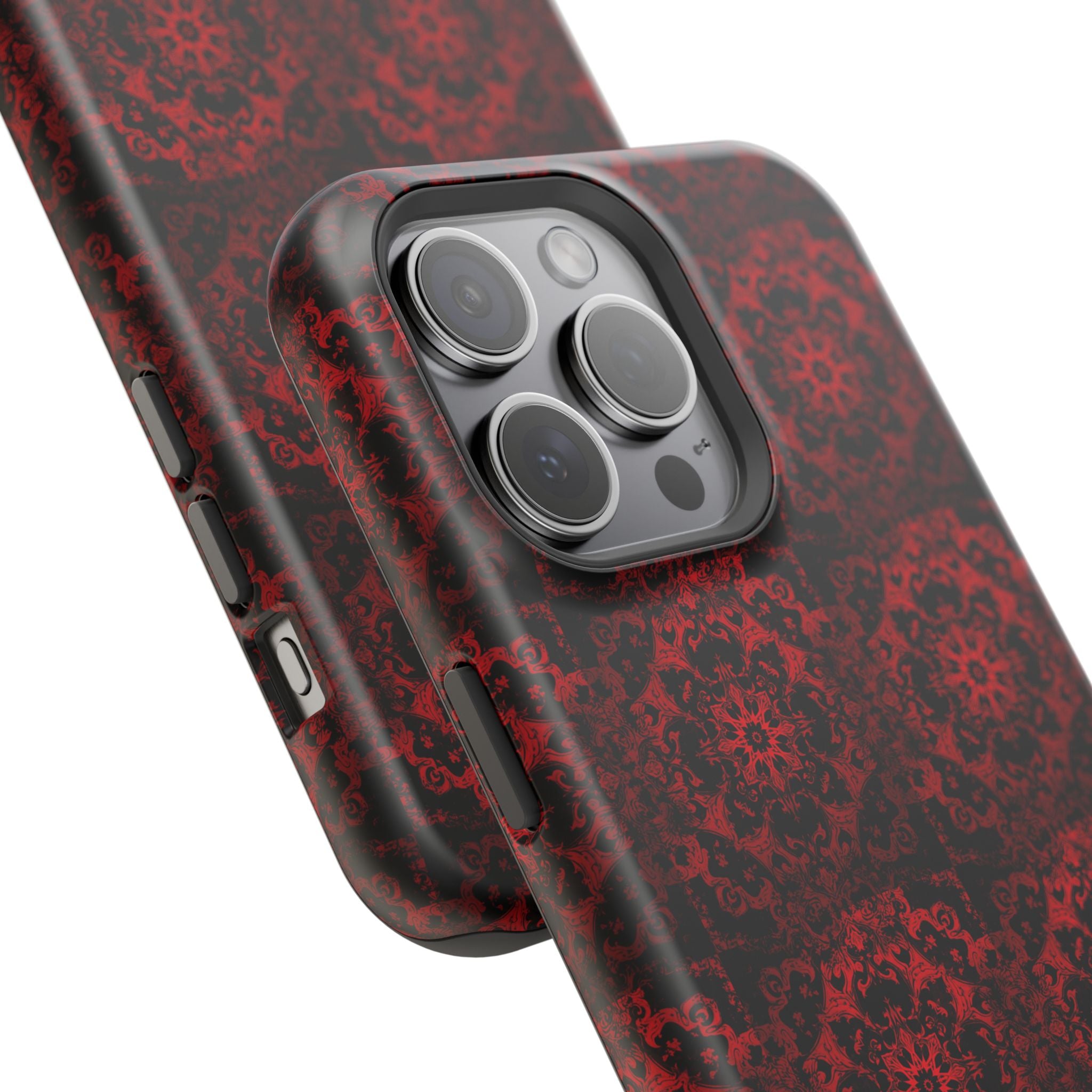 Gothic Red Mandala Magnetic Impact Resistant Phone Cover