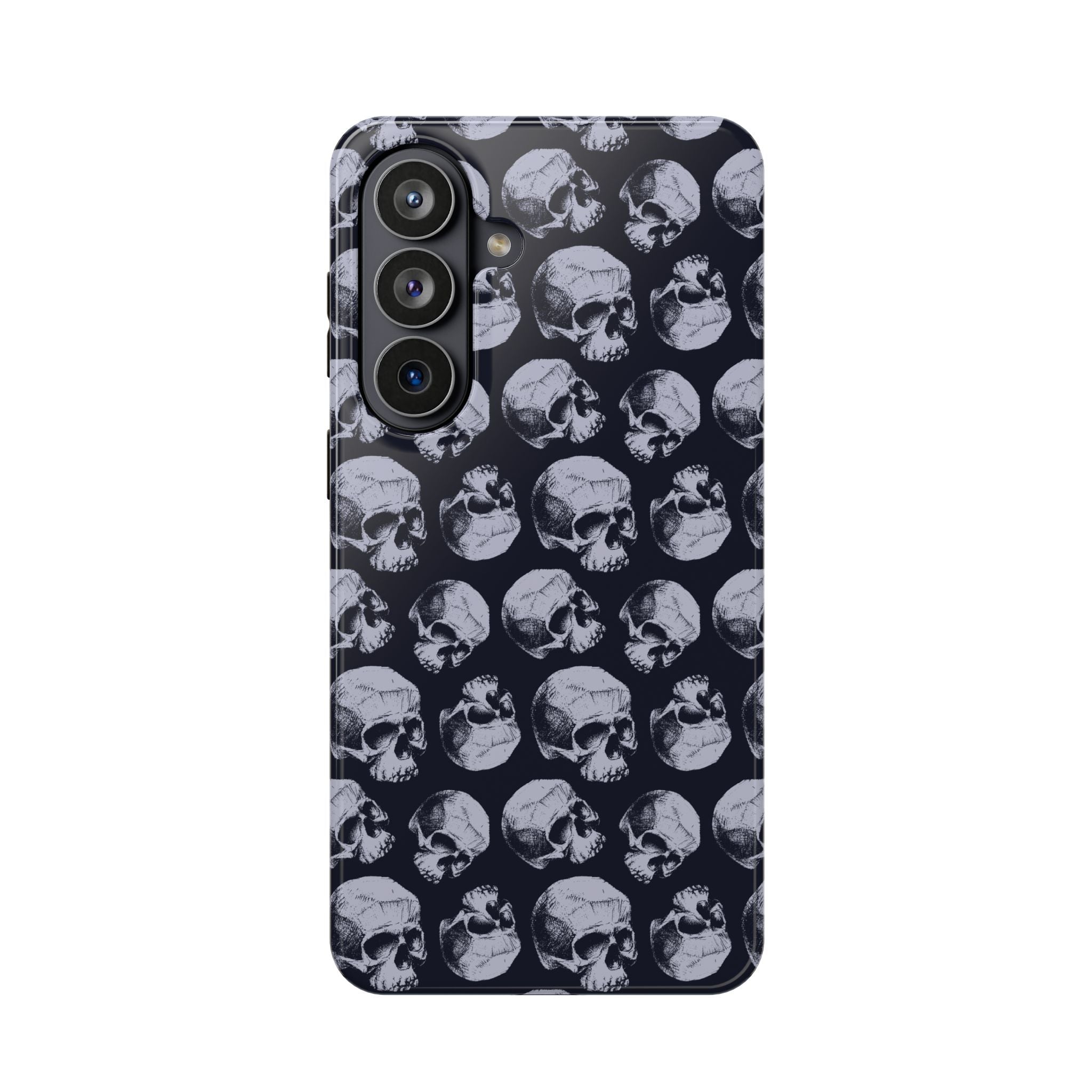 Skull Pattern Magnetic Phone Case — Impact-Resistant iPhone Cover