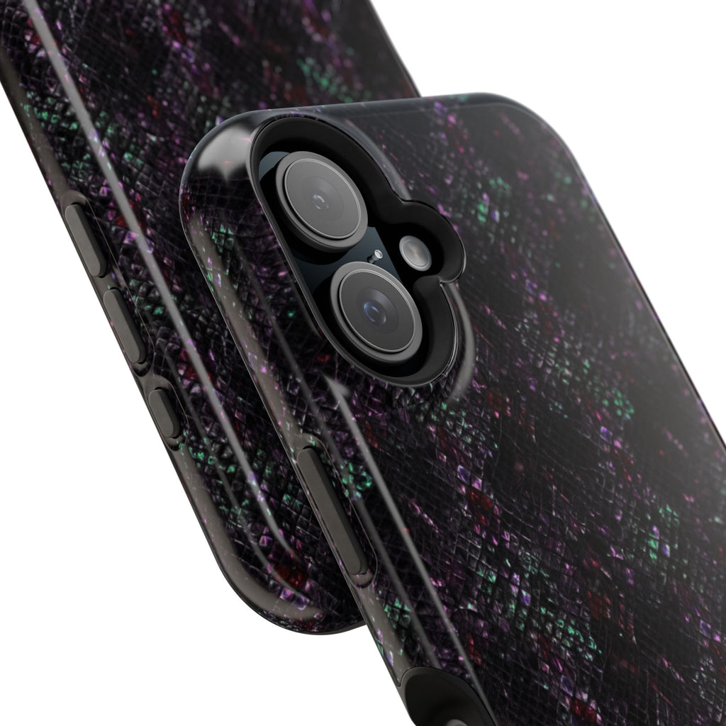 Iridescent Snakeskin Magnetic Impact Resistant Phone Case