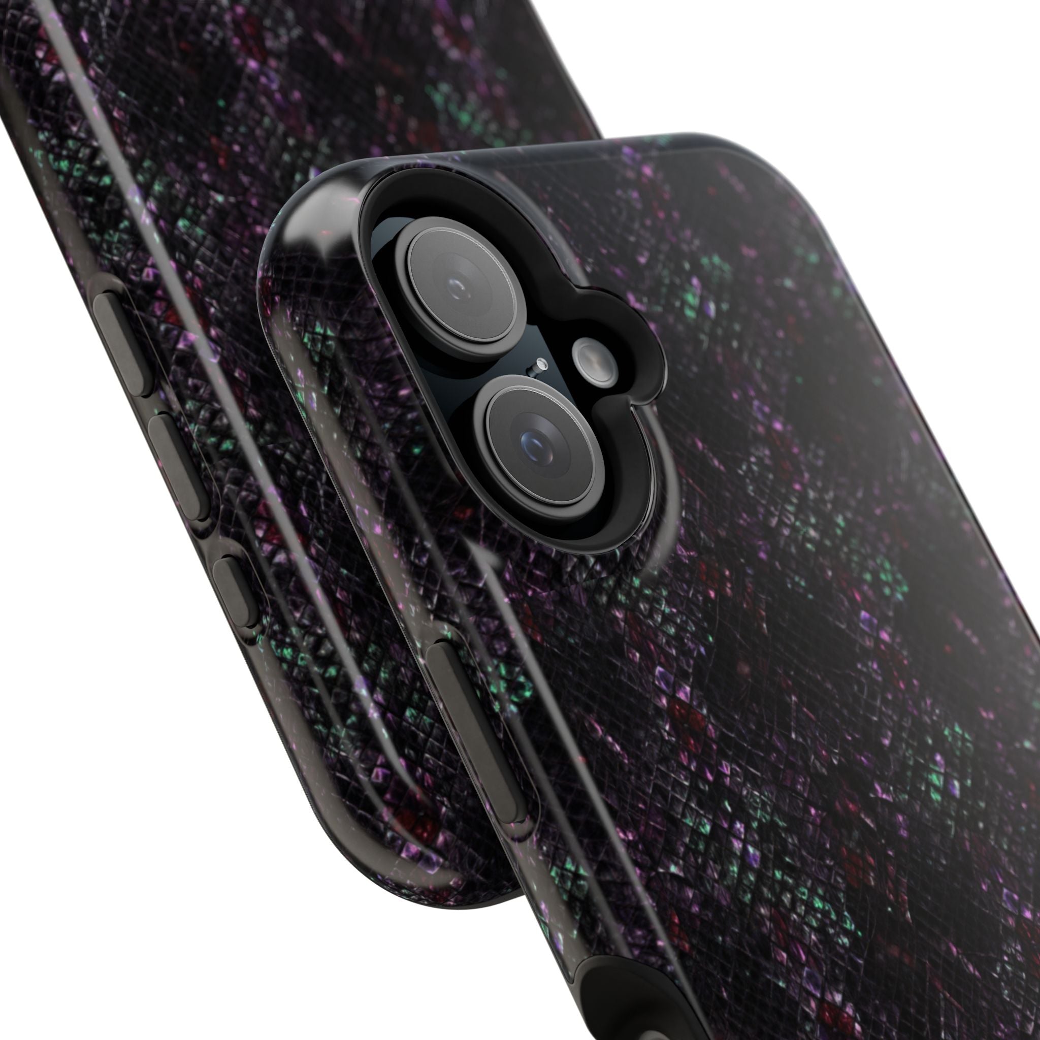 Iridescent Snakeskin Magnetic Impact Resistant Phone Case