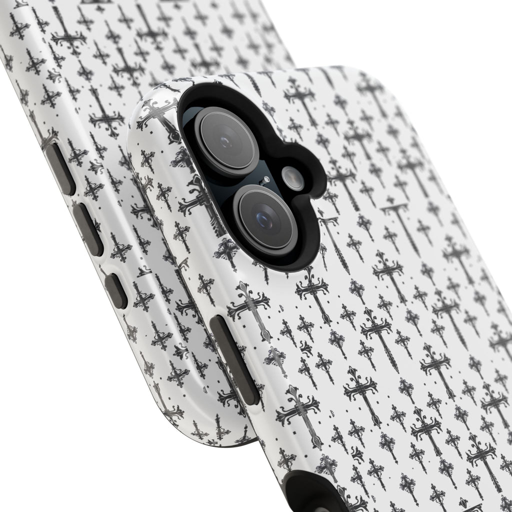 Gothic Cross Magnetic Impact Resistant Phone Case