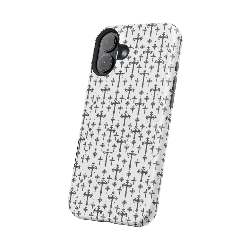 Gothic Cross Magnetic Impact Resistant Phone Case