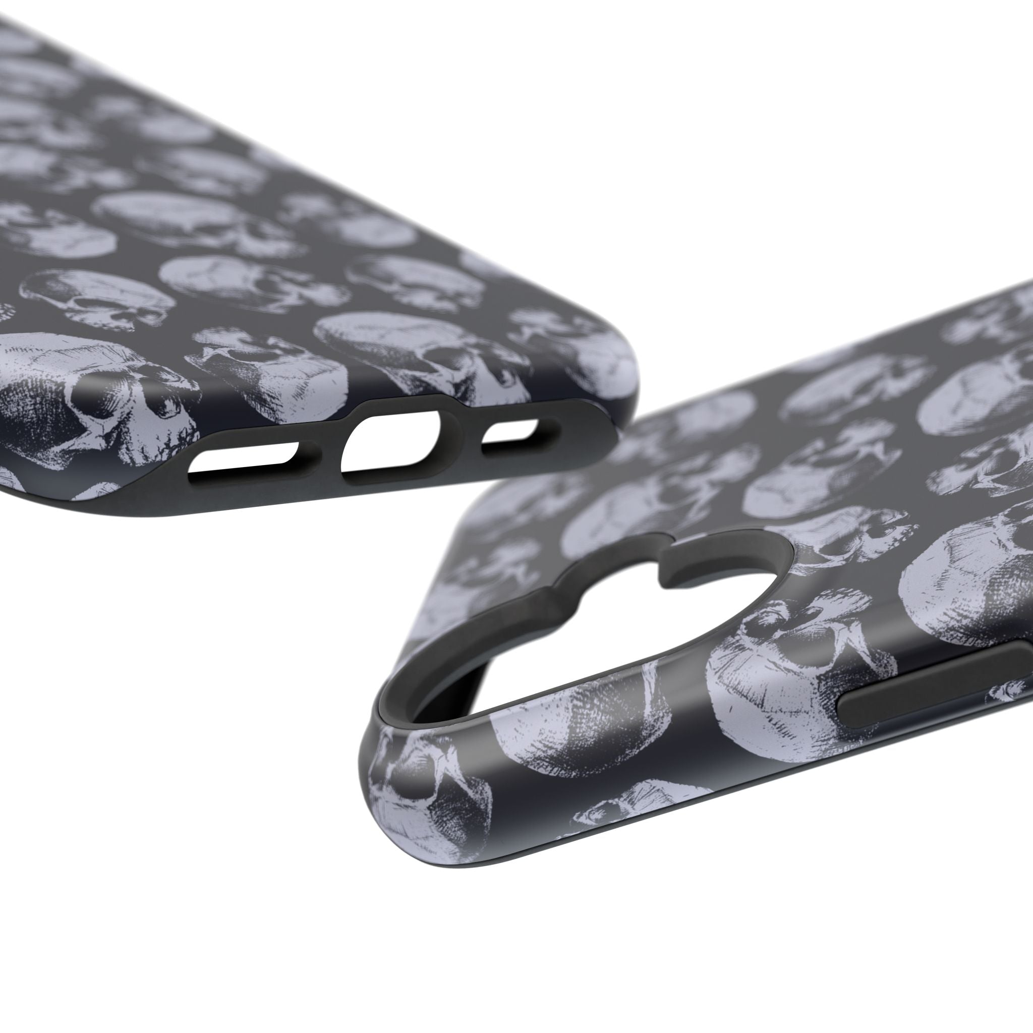 Skull Pattern Magnetic Phone Case — Impact-Resistant iPhone Cover