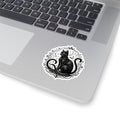 Black Mystic Kiss-Cut Cat Sticker