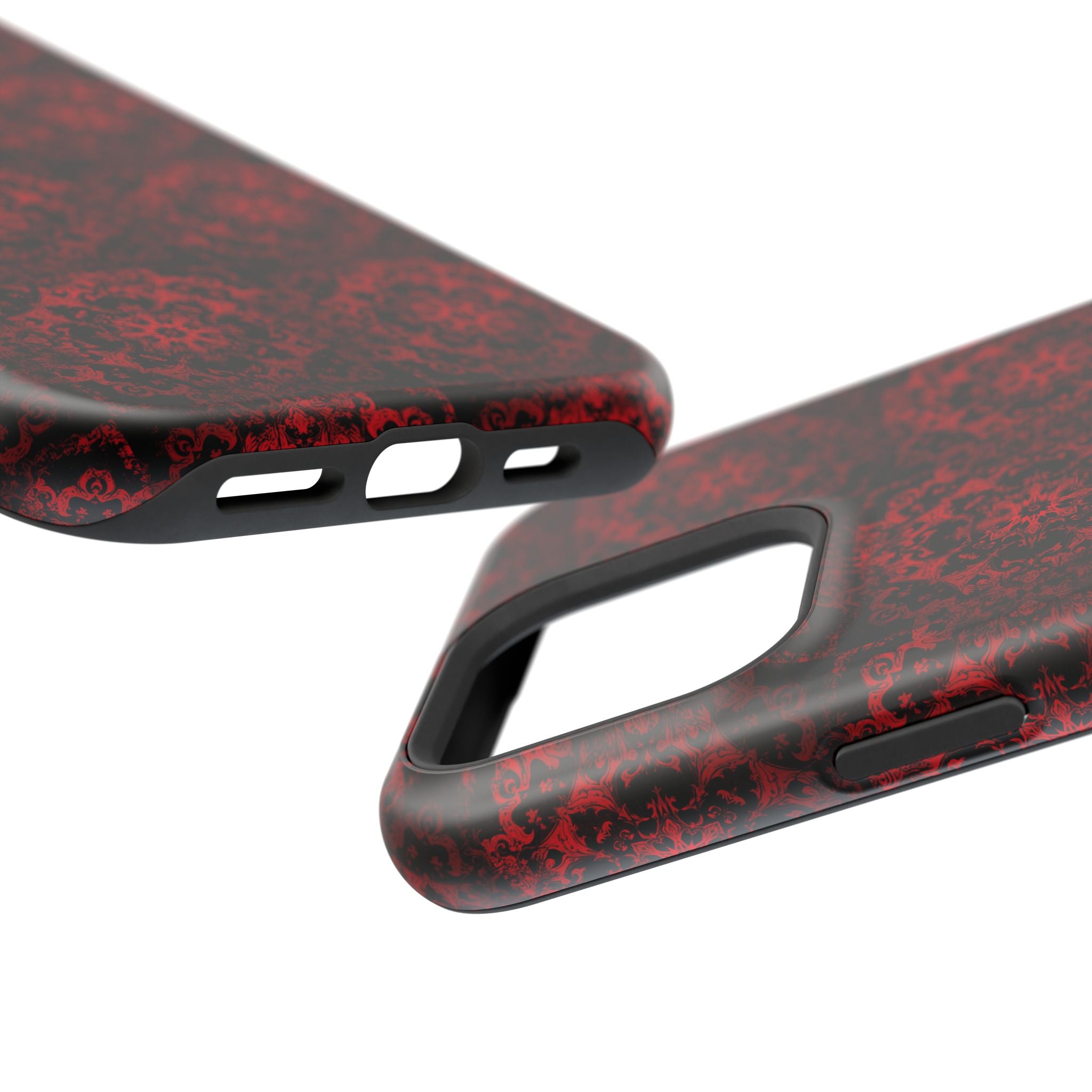 Gothic Red Mandala Magnetic Impact Resistant Phone Cover