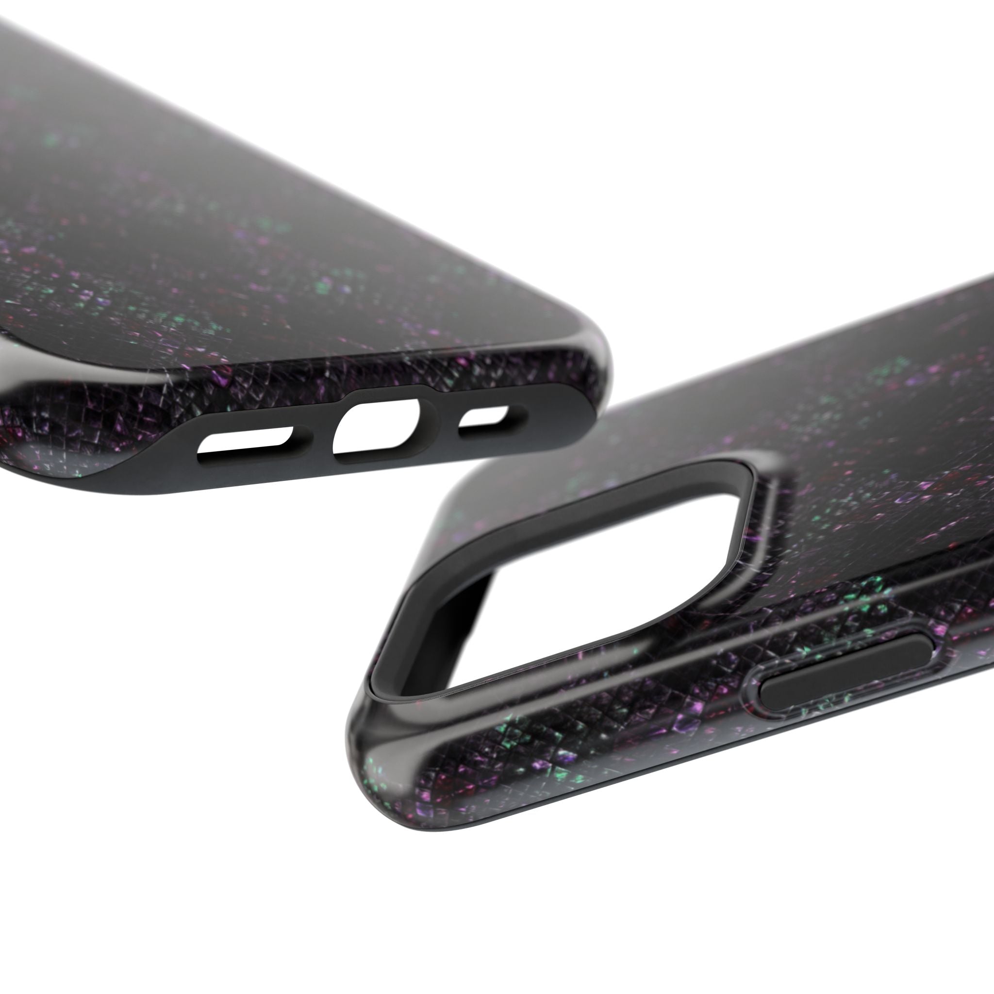 Iridescent Snakeskin Magnetic Impact Resistant Phone Case