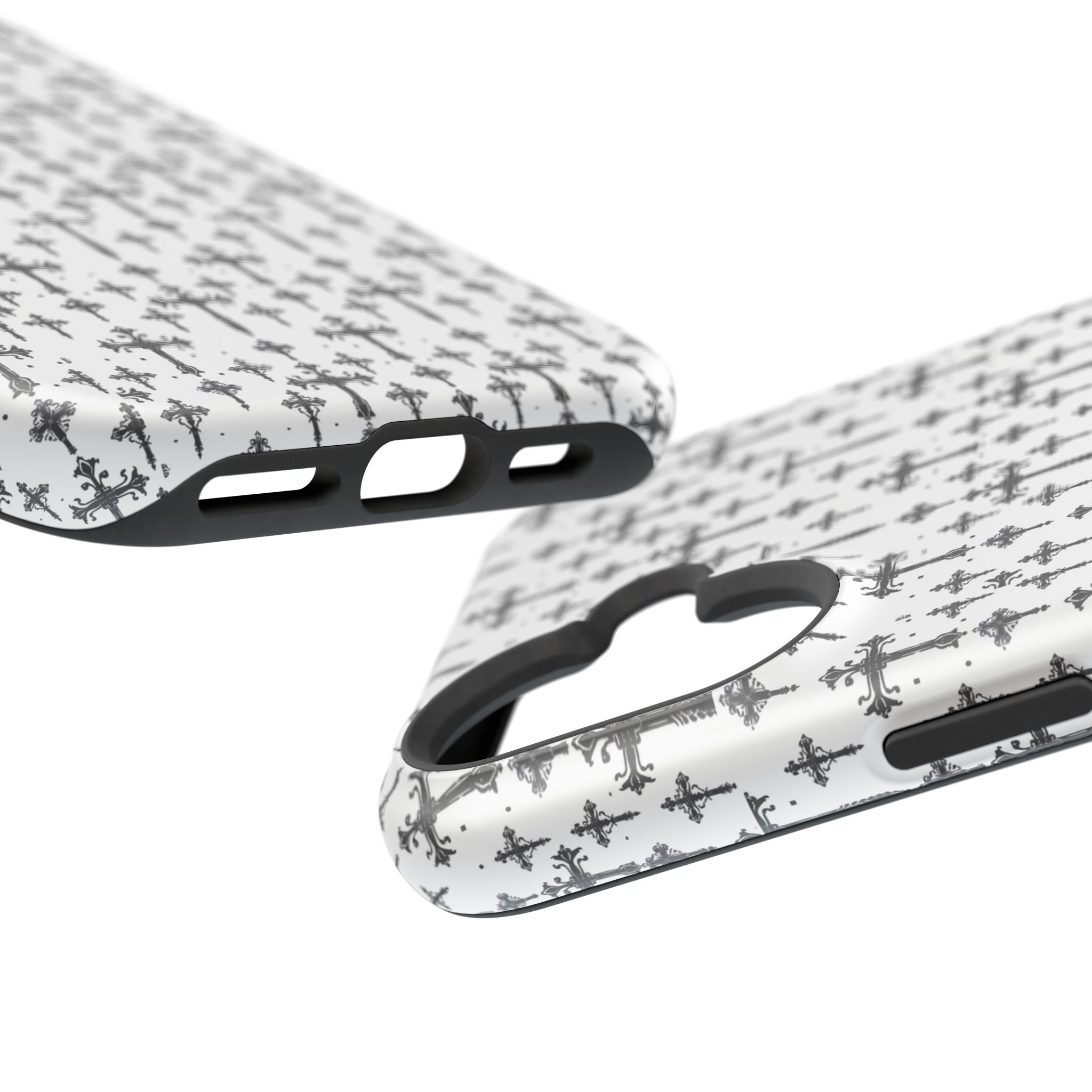 Gothic Cross Magnetic Impact Resistant Phone Case