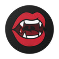 Vampire Fangs Round Vinyl Sticker