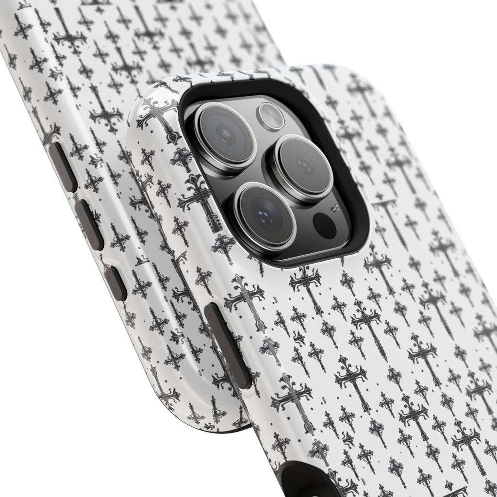 Gothic Cross Magnetic Impact Resistant Phone Case
