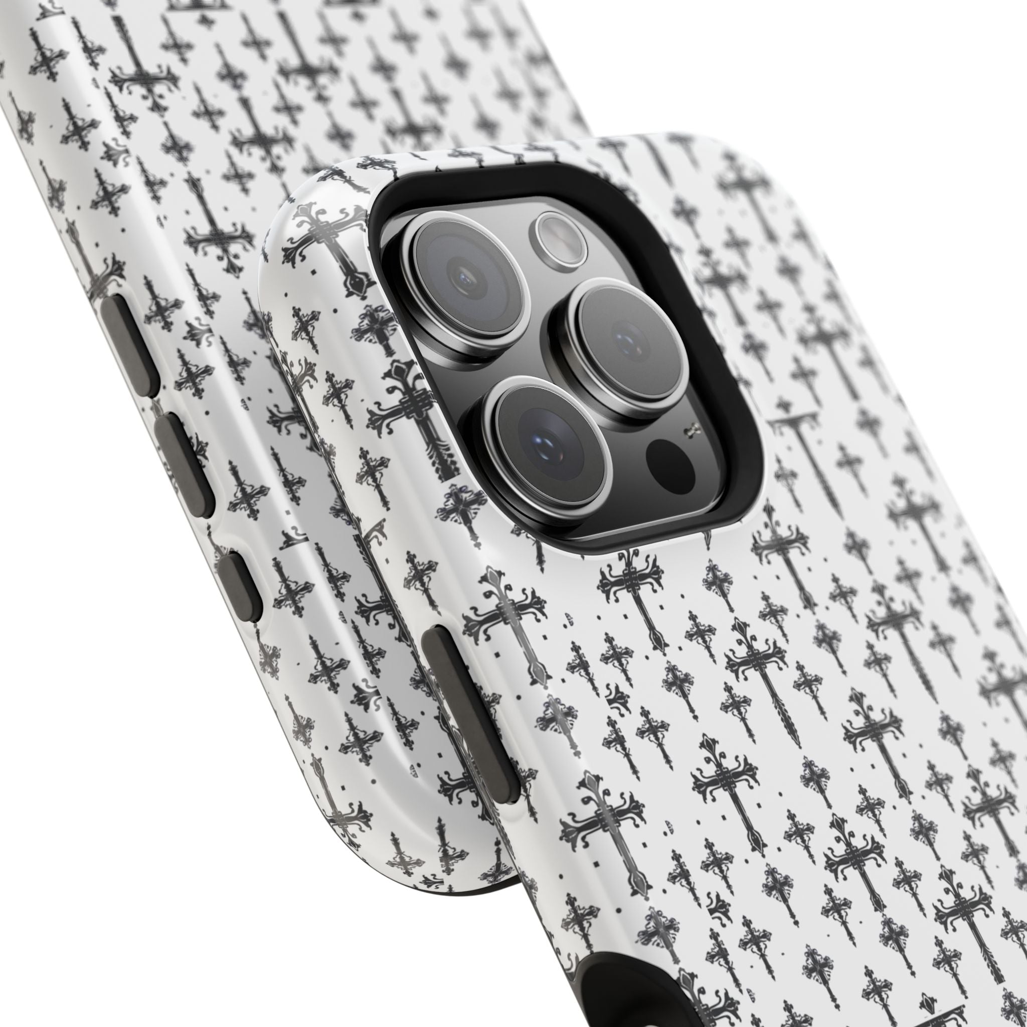 Gothic Cross Magnetic Impact Resistant Phone Case