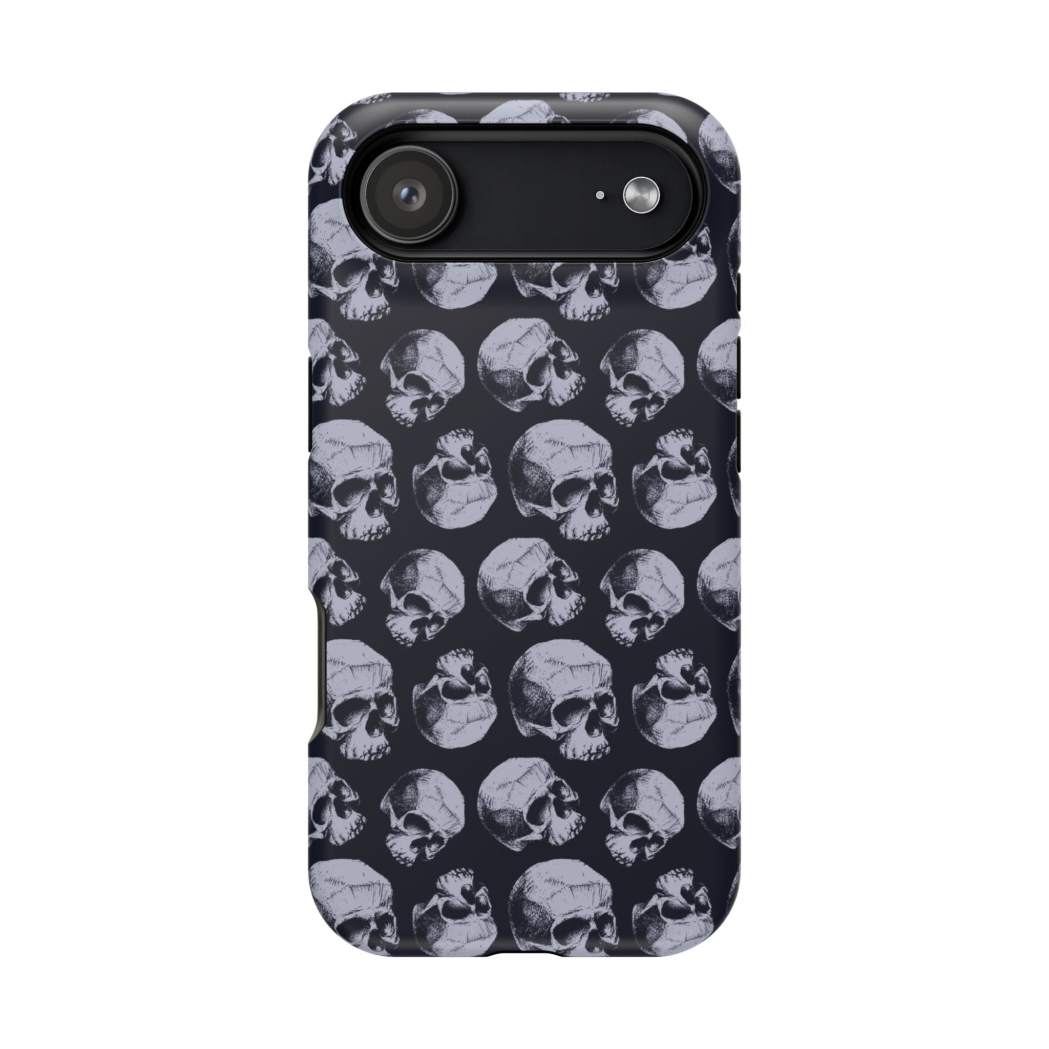 Skull Pattern Magnetic Phone Case — Impact-Resistant iPhone Cover