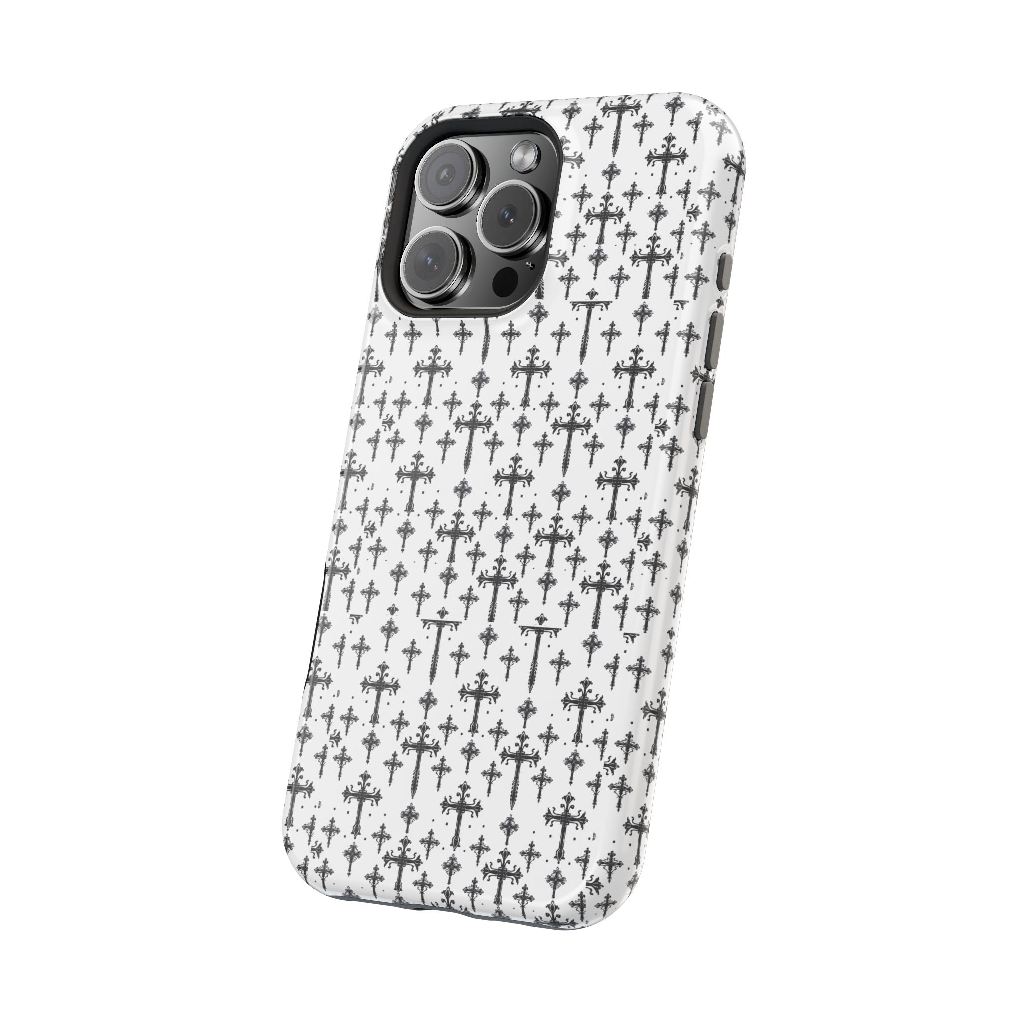 Gothic Cross Magnetic Impact Resistant Phone Case