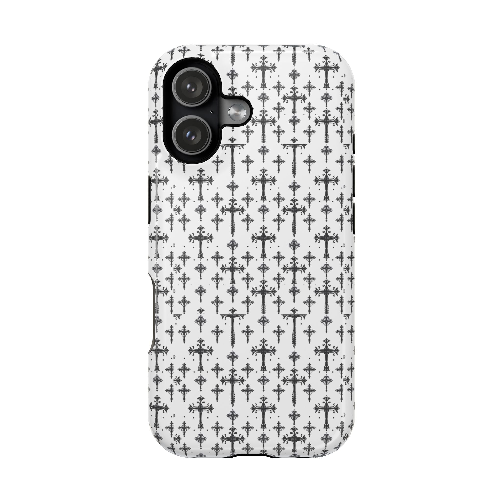 Gothic Cross Magnetic Impact Resistant Phone Case